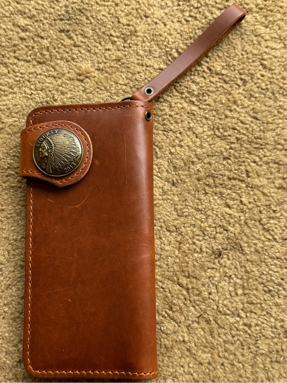 Liberty Leather USA Native pocketbook wallet